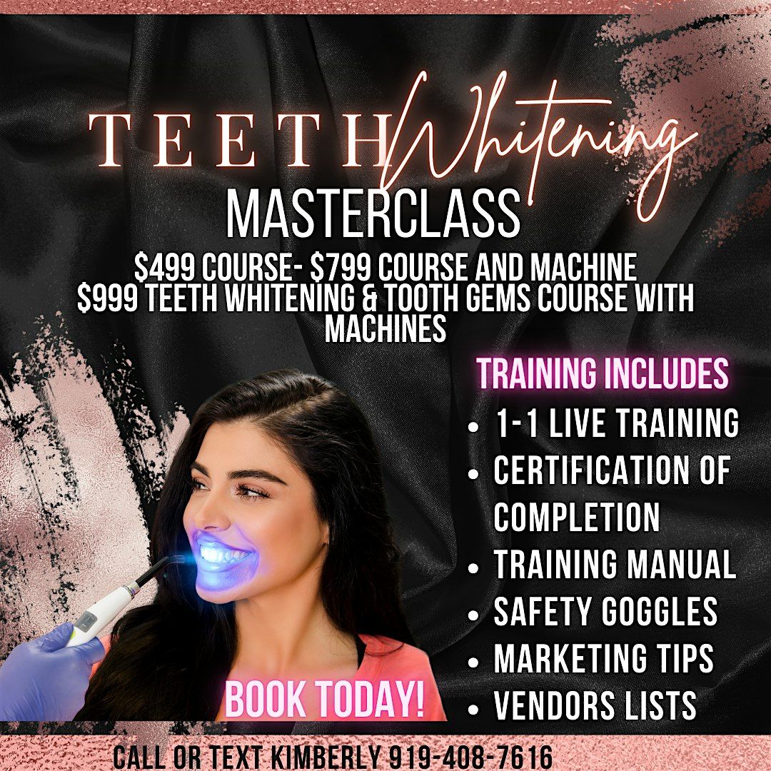 Teeth Whitening & Tooth Gems Training