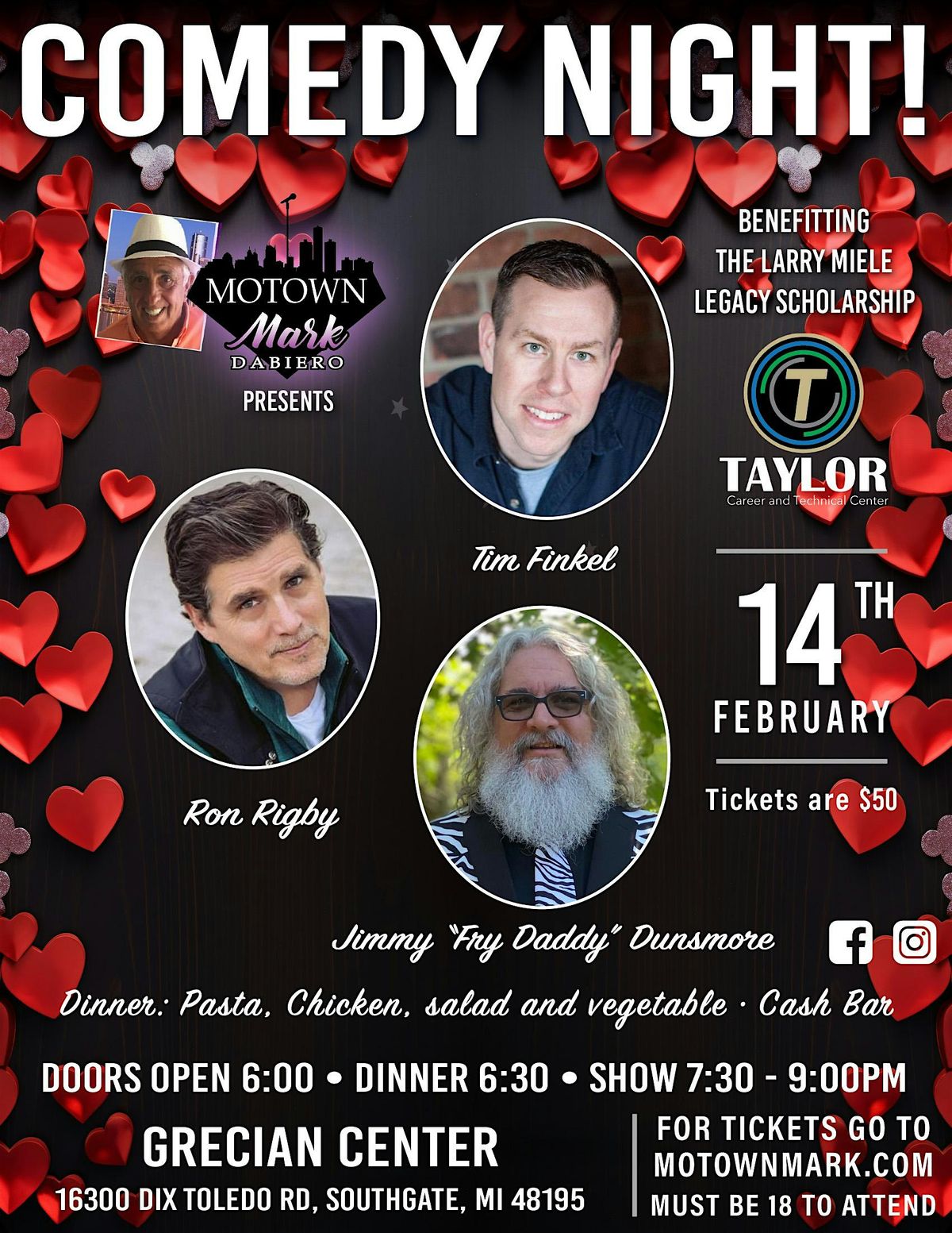 Motown Mark's Special Valentines Show Comedy Night comes to Southgate!