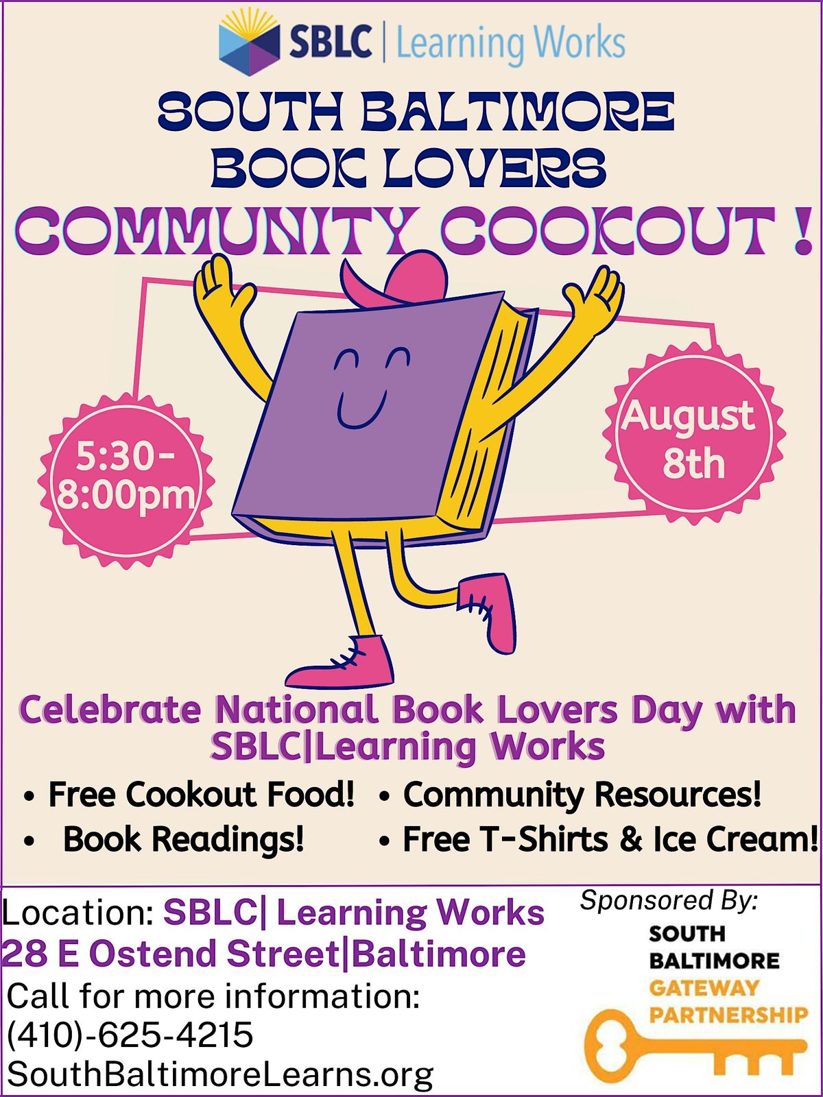 South Baltimore Book Lovers Community Cookout 24