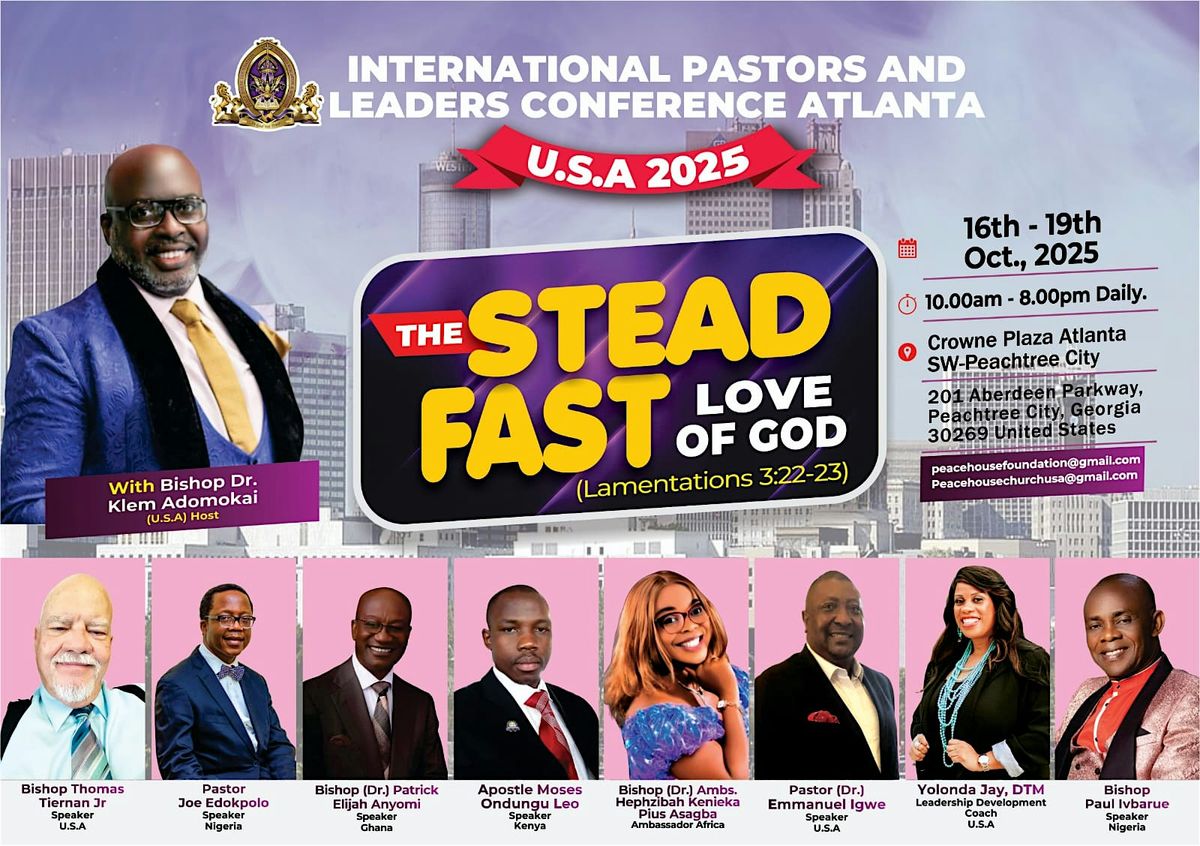 International Pastors And Leaders Conference U.S.A, 2025.