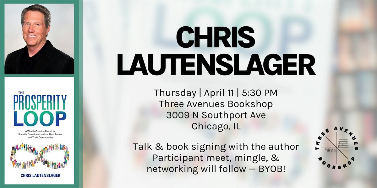 Talk & Book Signing with Local Author Chris Lautenslager