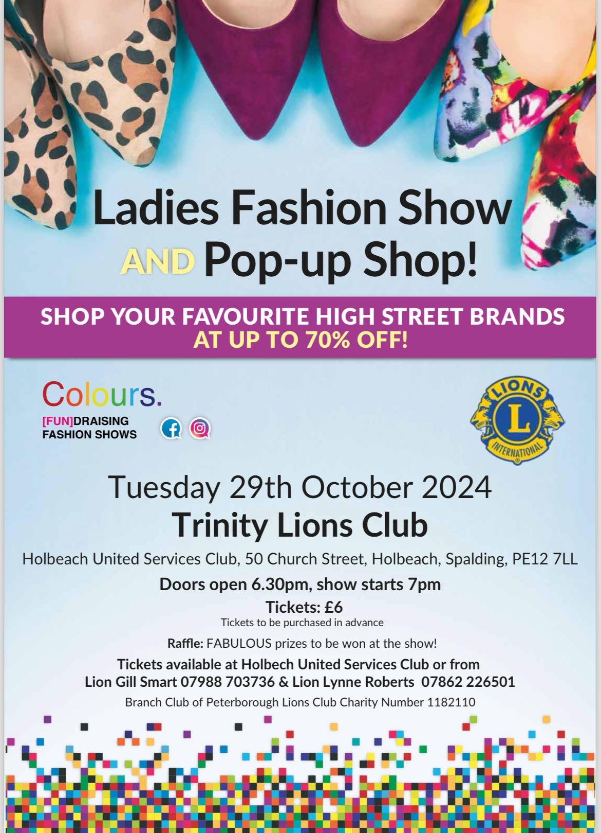 Fashion show and pop up shop