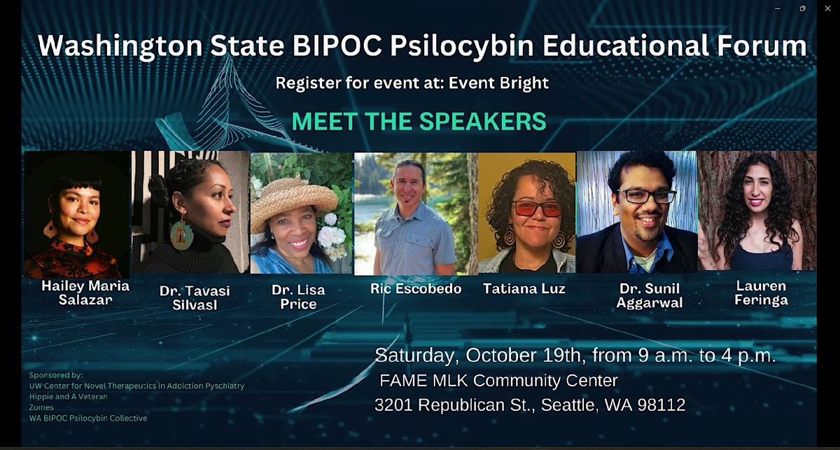 Washington State BIPOC Psilocybin Educational Forum