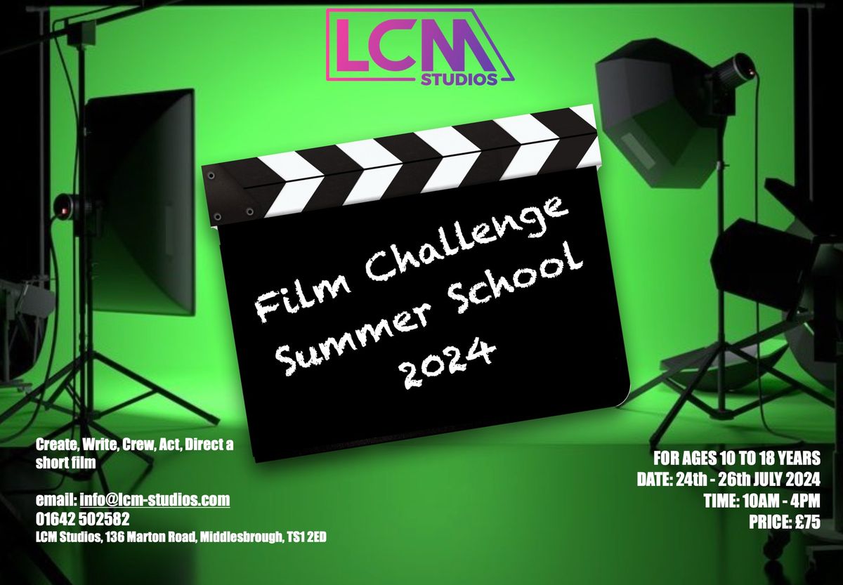 FILM CHALLENGE Summer School 2024