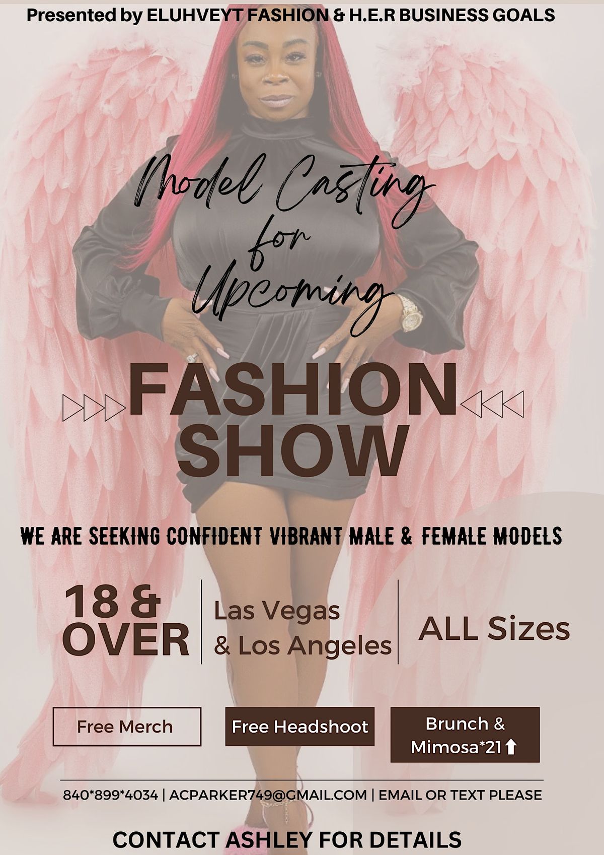CALLING FASHION DESIGNERS, OWNERS & MALE & FEMALE MODELS TEXAS , ATL