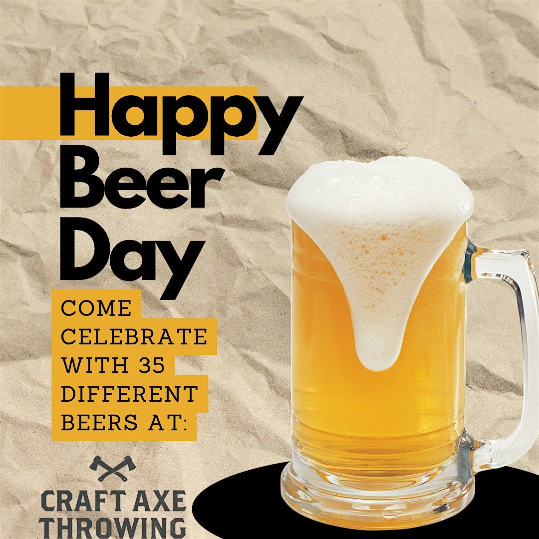 National Beer Lover's Day!