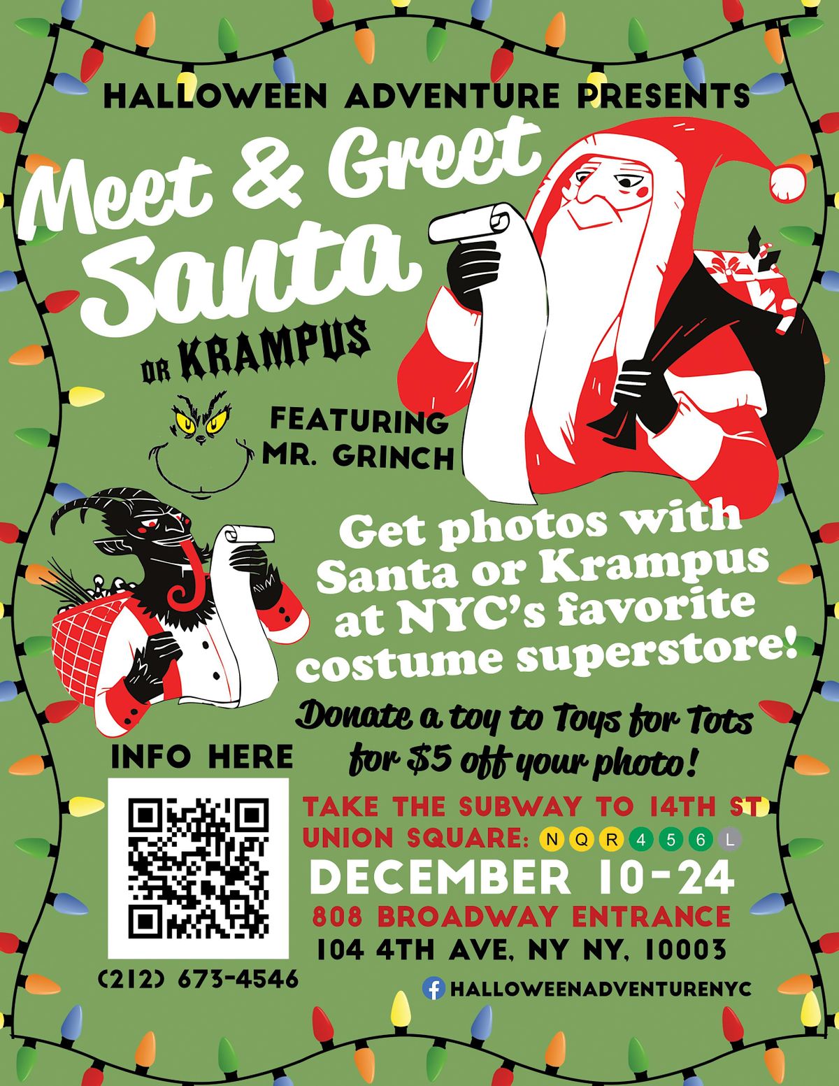 Santa & Krampus Meet & Greet Photoshoot