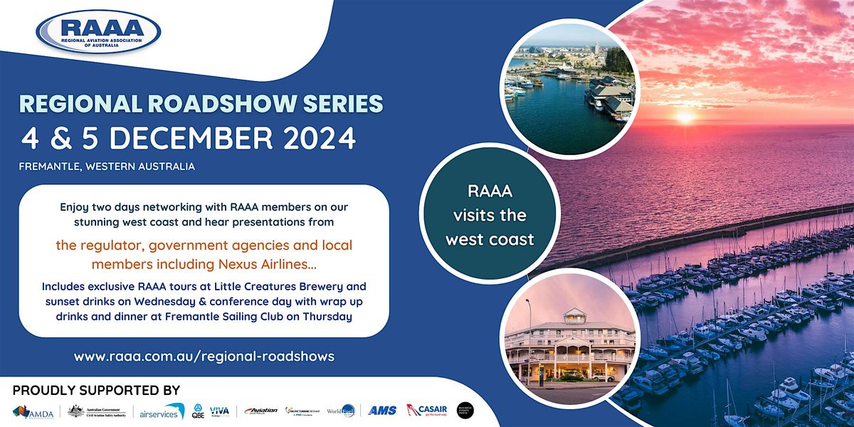 RAAA Regional Roadshow - Fremantle