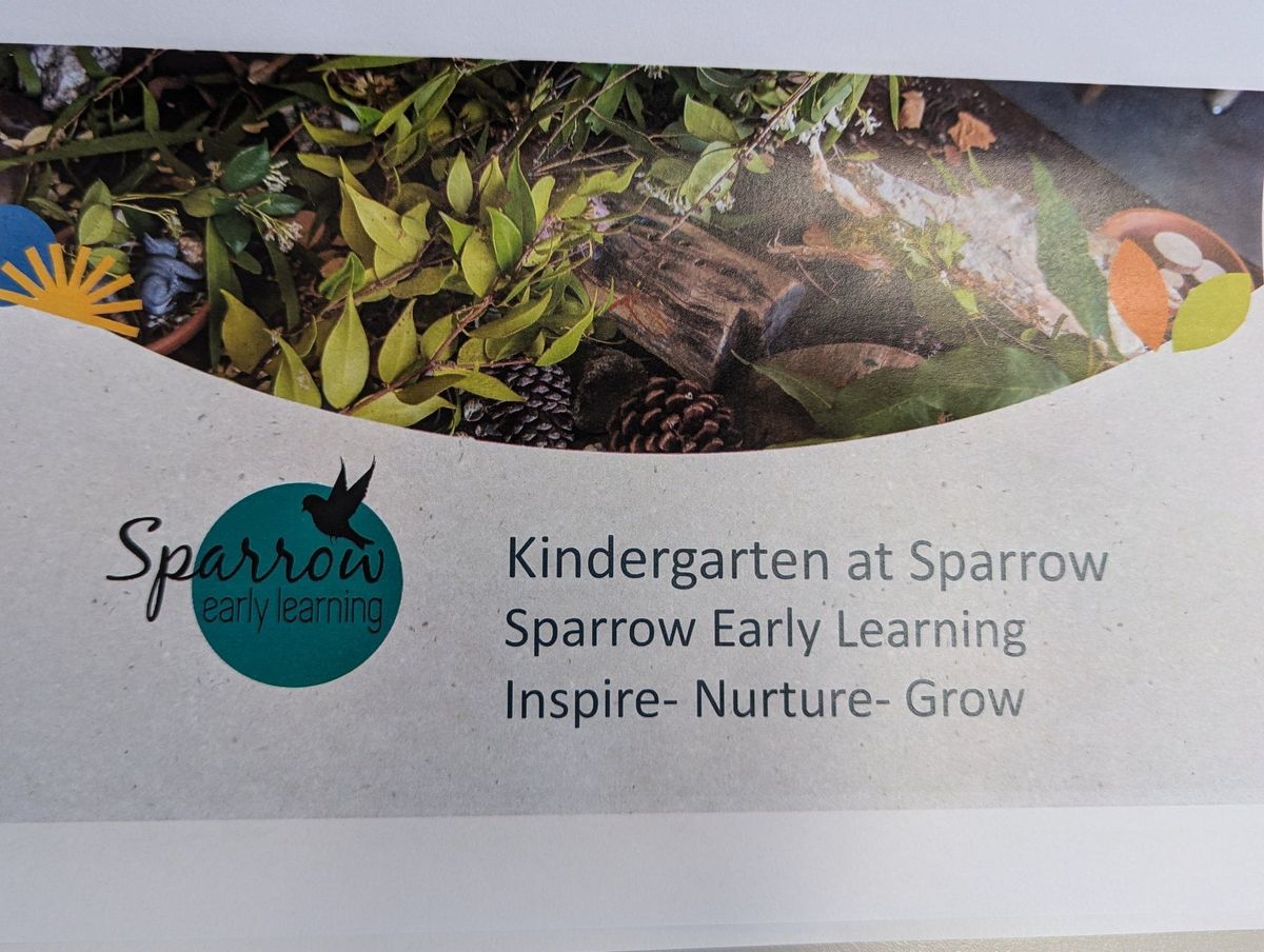 KINDERGARTEN AT SPARROW EARLY LEARNING