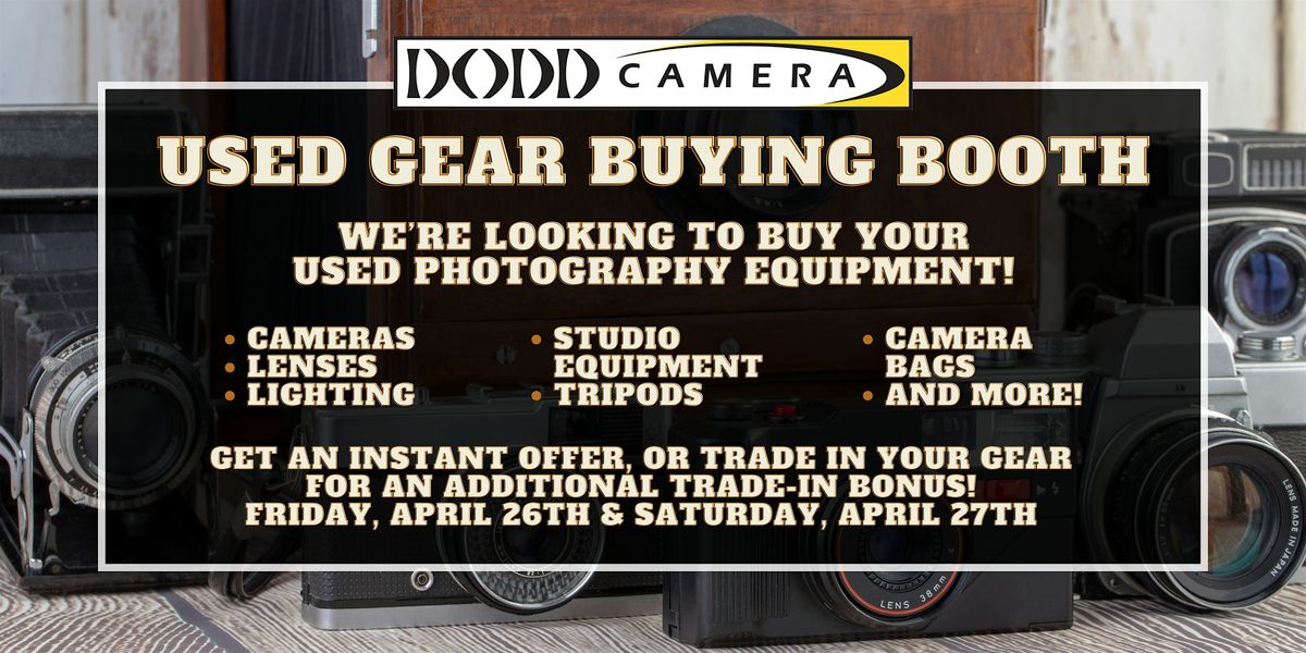 Used Gear Buying Event (part of our 2024 Spring into Savings Expo)