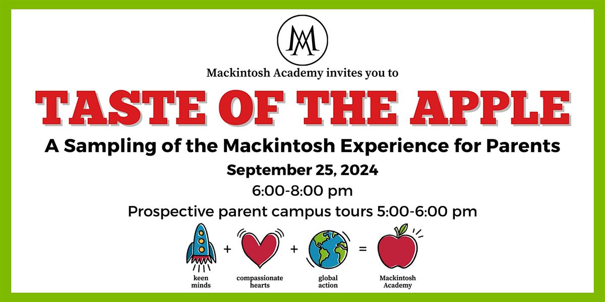 Taste of the Apple: The Mackintosh Experience for Parents