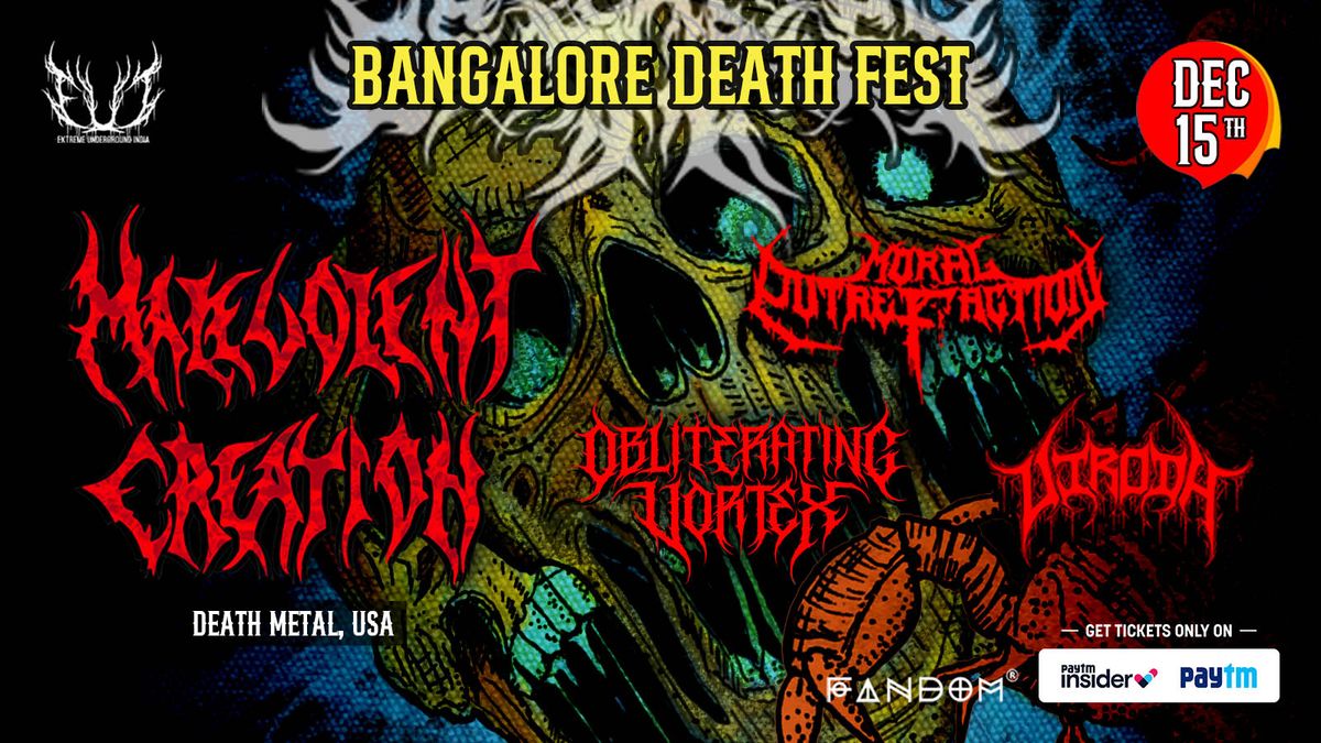 Bangalore Death Fest ft. Malevolent Creation (Death Metal\/USA)