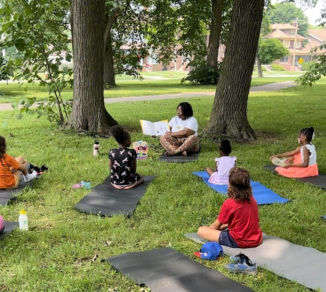 Yoga at the park