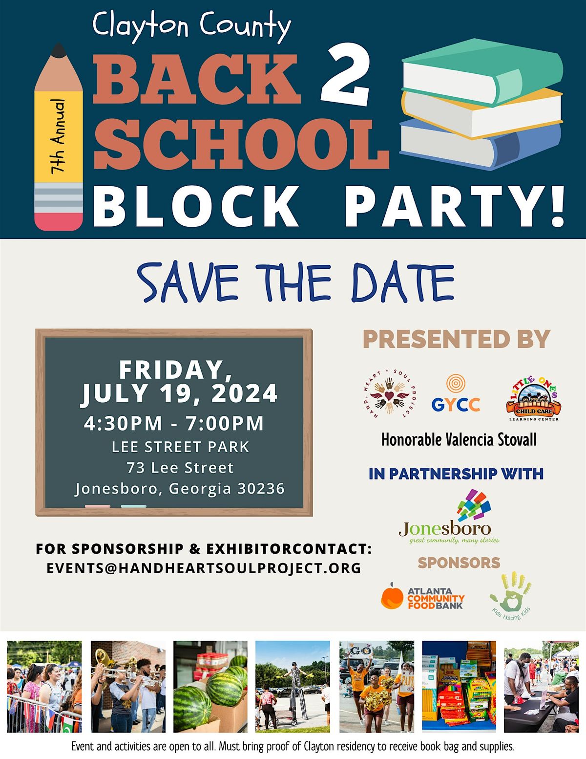 Annual Clayton County Back to School Block Party
