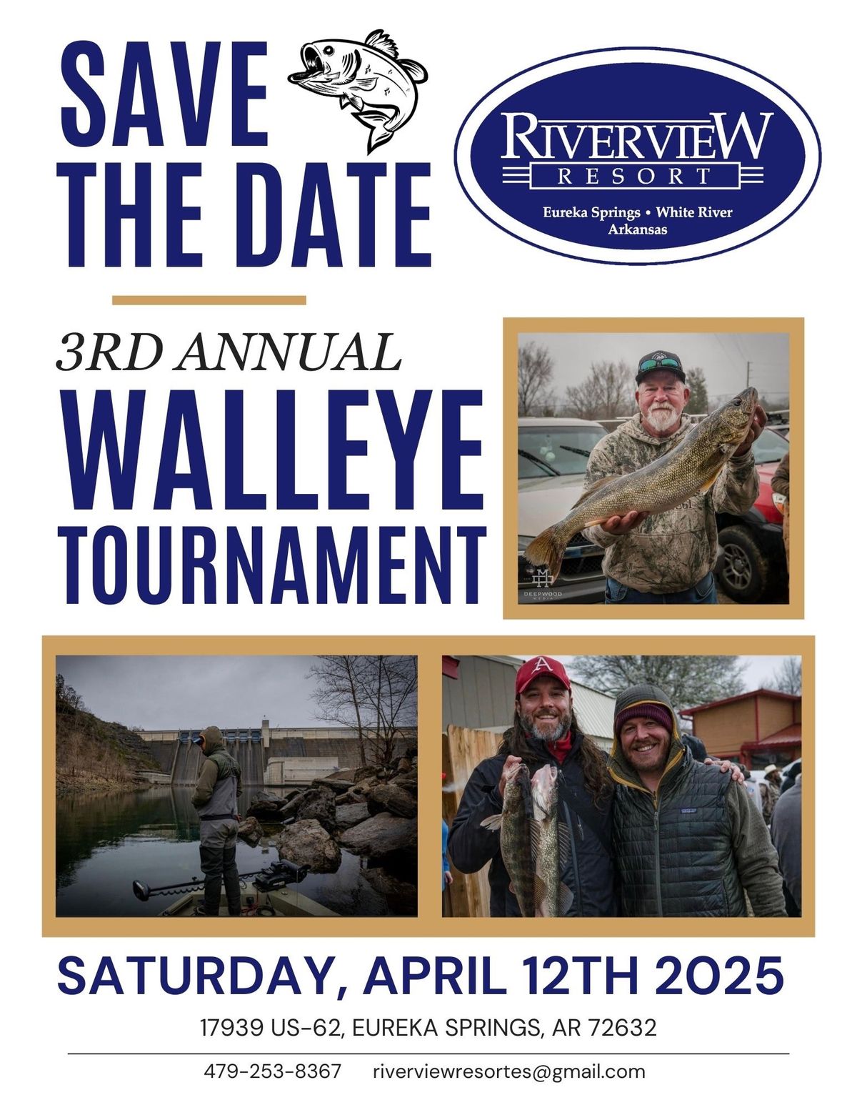 3rd Annual Riverview Resort Walleye Tournament