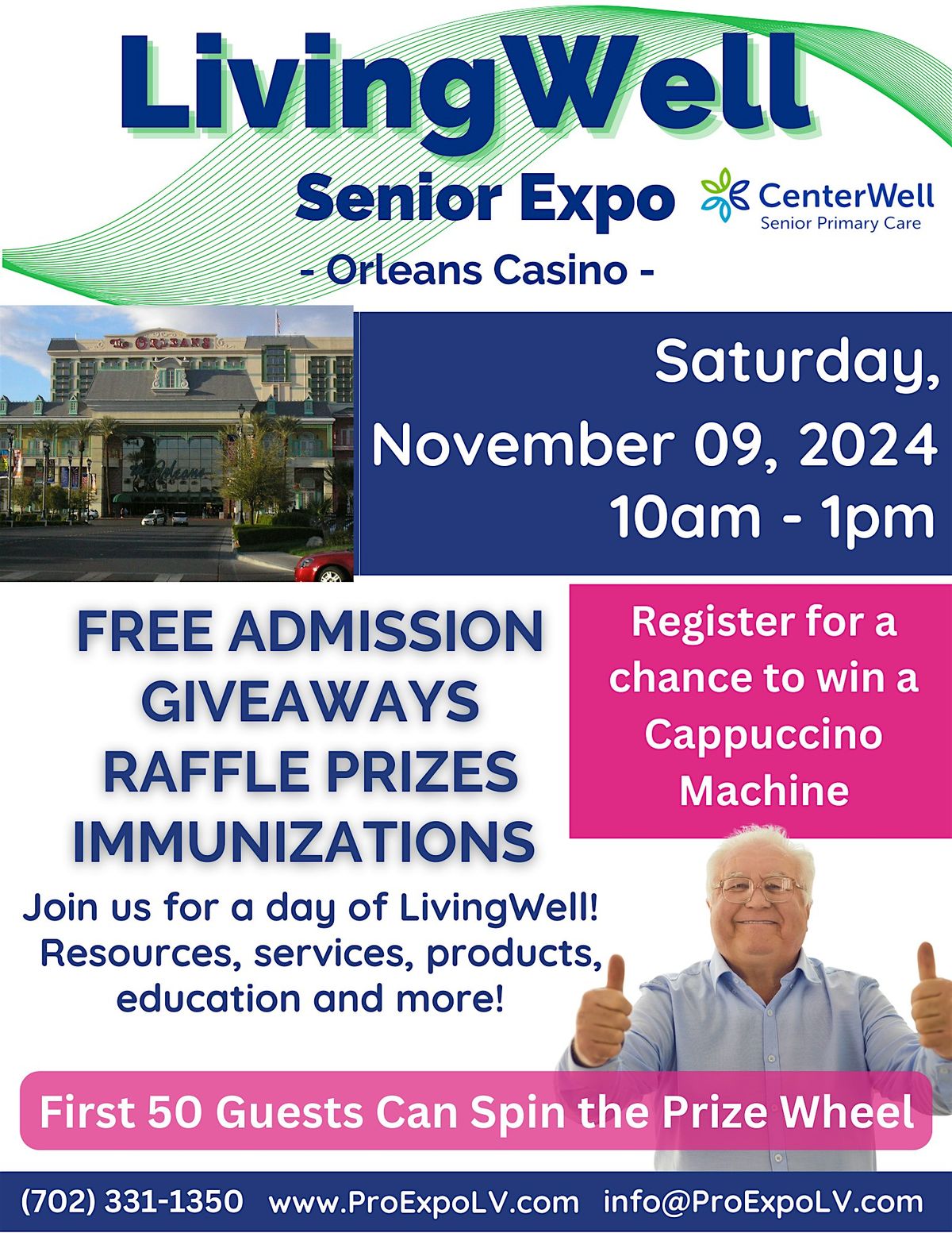 Livingwell Senior Expo - Orleans Casino