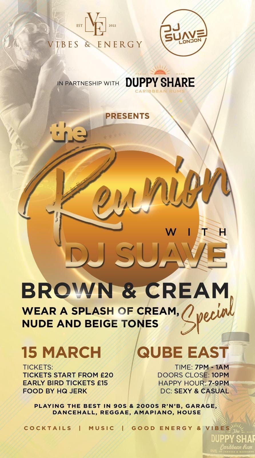 The Reunion  Spring  party - with DJ Suave &amp; friends  