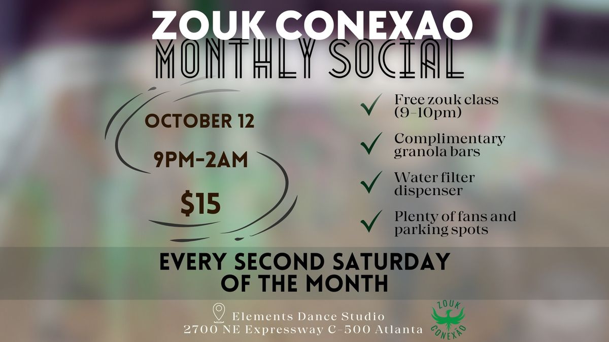 Zouk Conexao MONTHLY SOCIAL