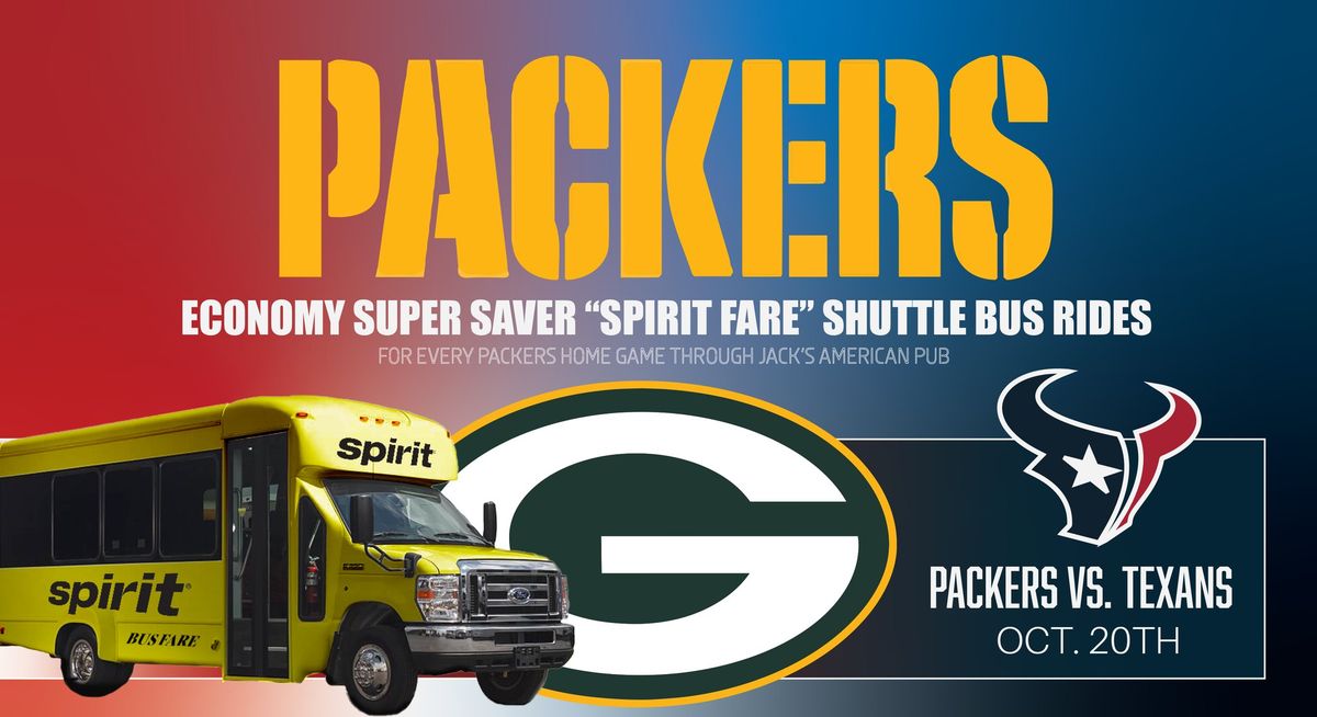 Packers vs Texans Shuttle Rides