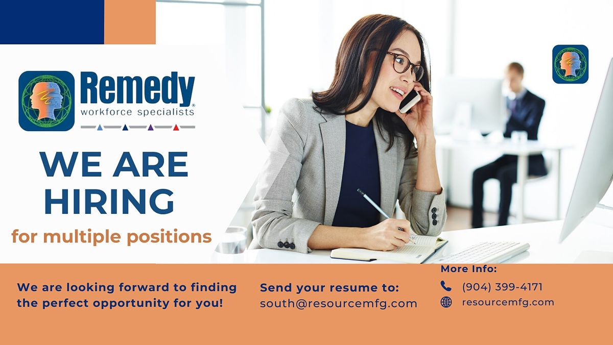 Remedy Staffing Job Fair!