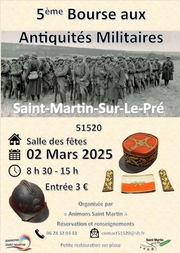 5\u00b0 Bourse aux antiquit\u00e9s militaires