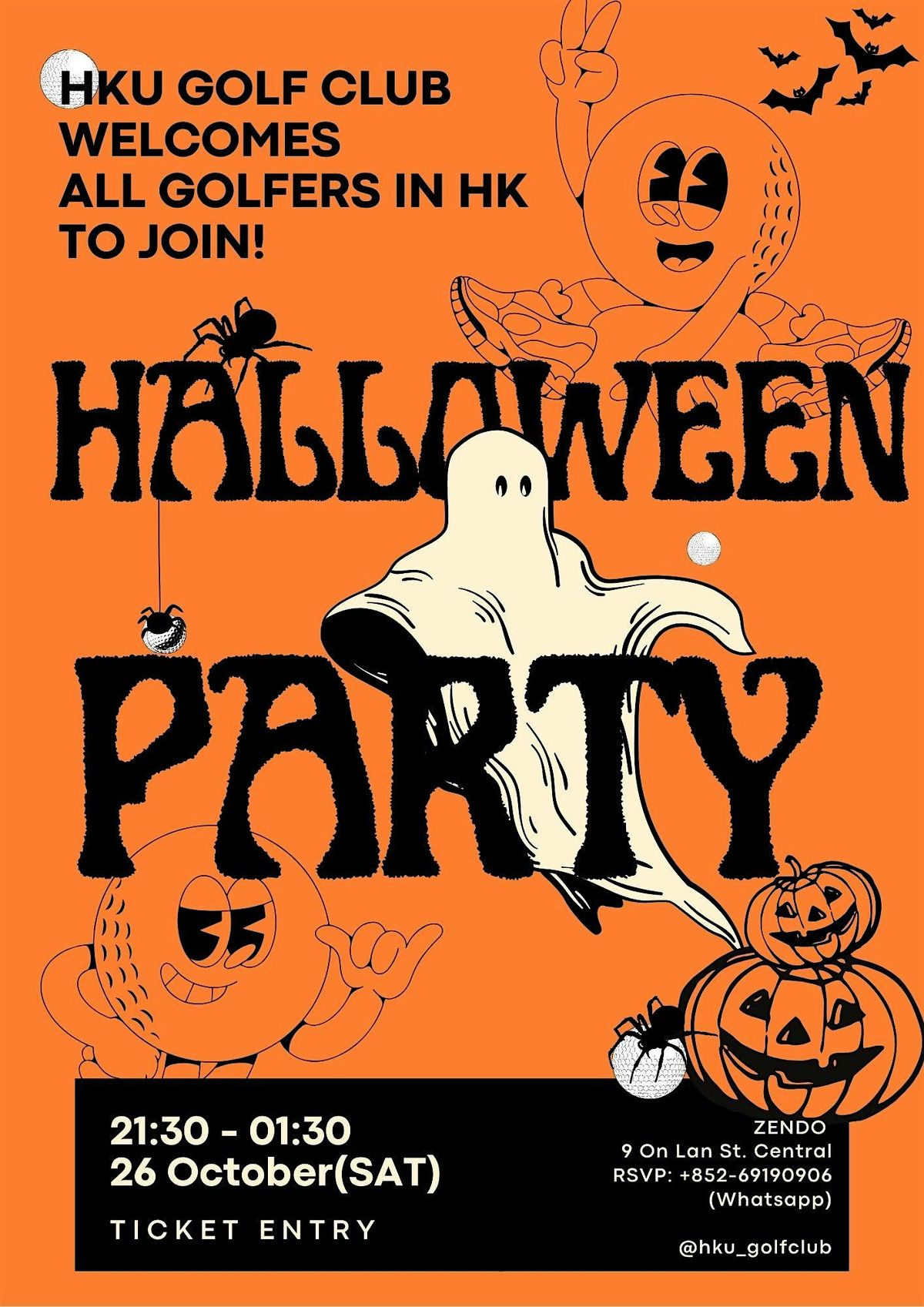 Golfers Halloween Party(Hosted by HKU Golf Club)