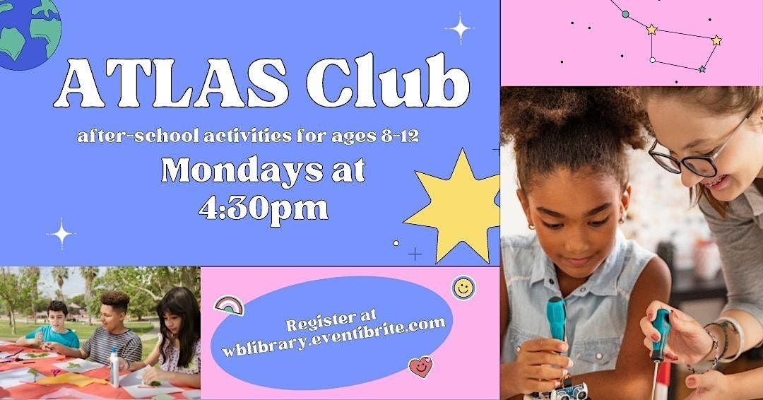 ATLAS Club (ages 8-12): Start-Up Kids Club