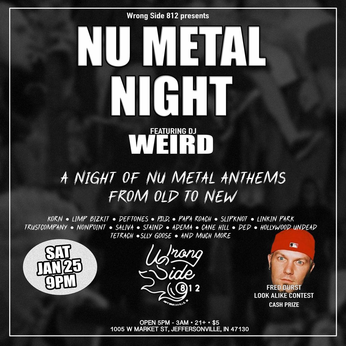 NU METAL NIGHT - DJ WEIRD