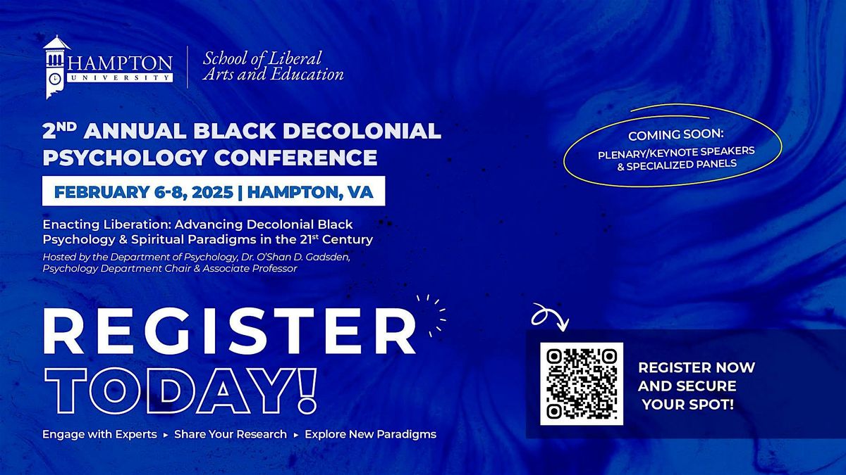 2nd Annual Hampton University Black Decolonizing Psychology Conference