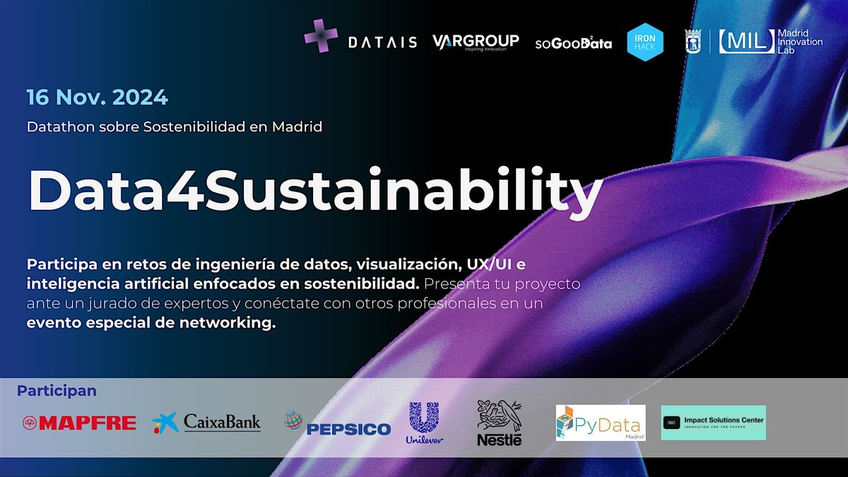 Data4Sustentability: Datathon sobre Sostenibilidad Madrid