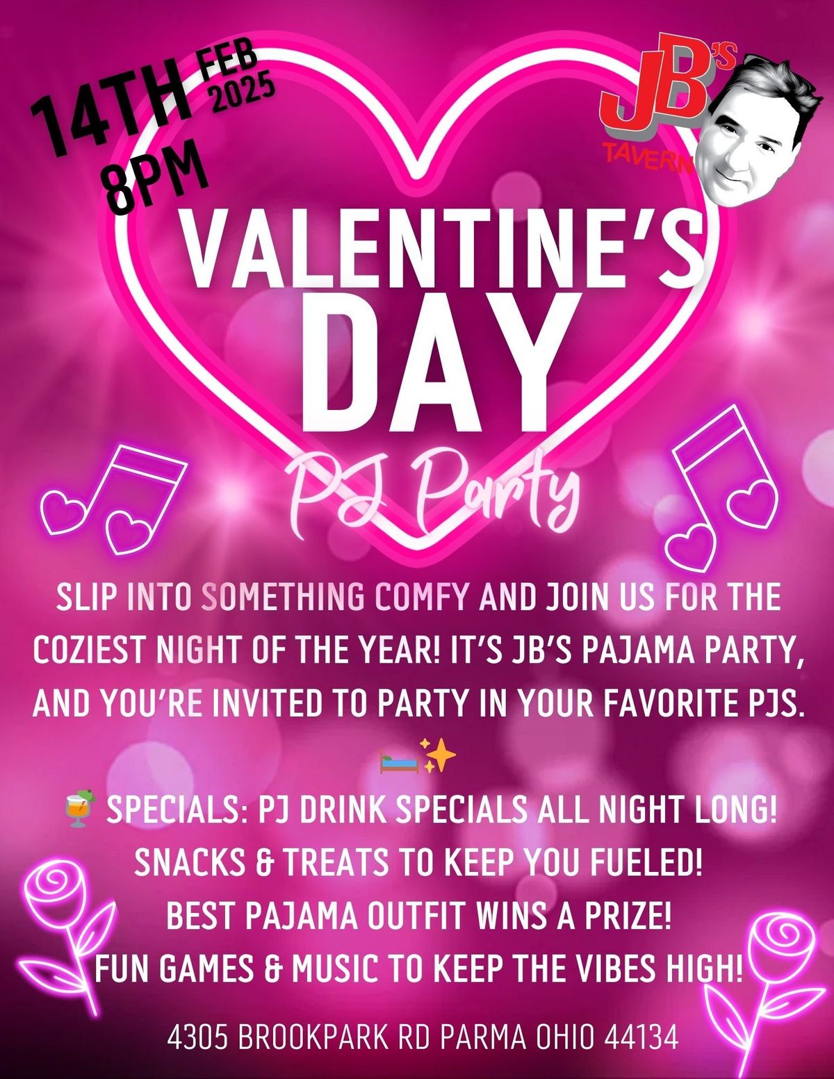 Valentine's Day PJ Party