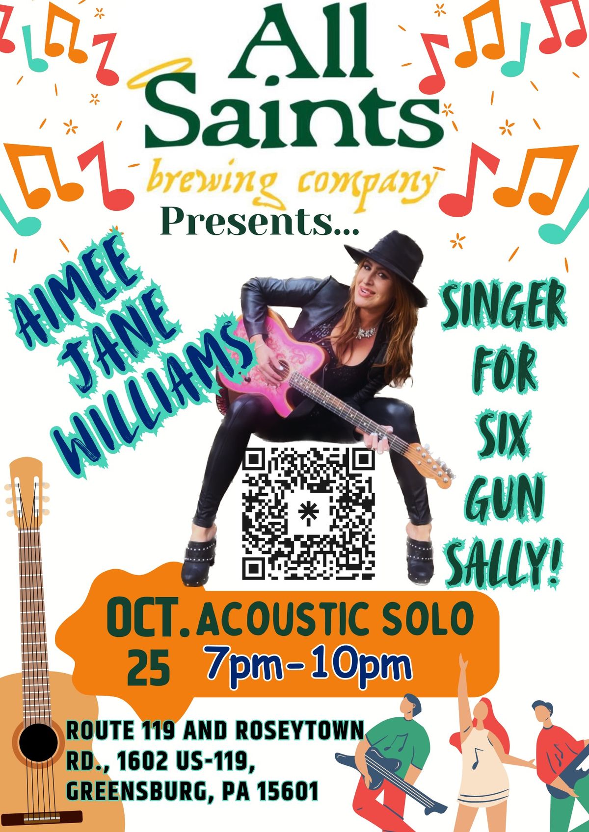 Aimee Jane Williams; LIVE at All Saints Brewing Co.