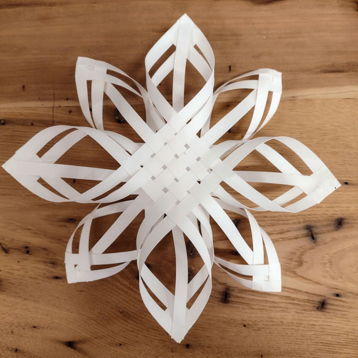 Christmas in July: Paper Weaving Ornaments