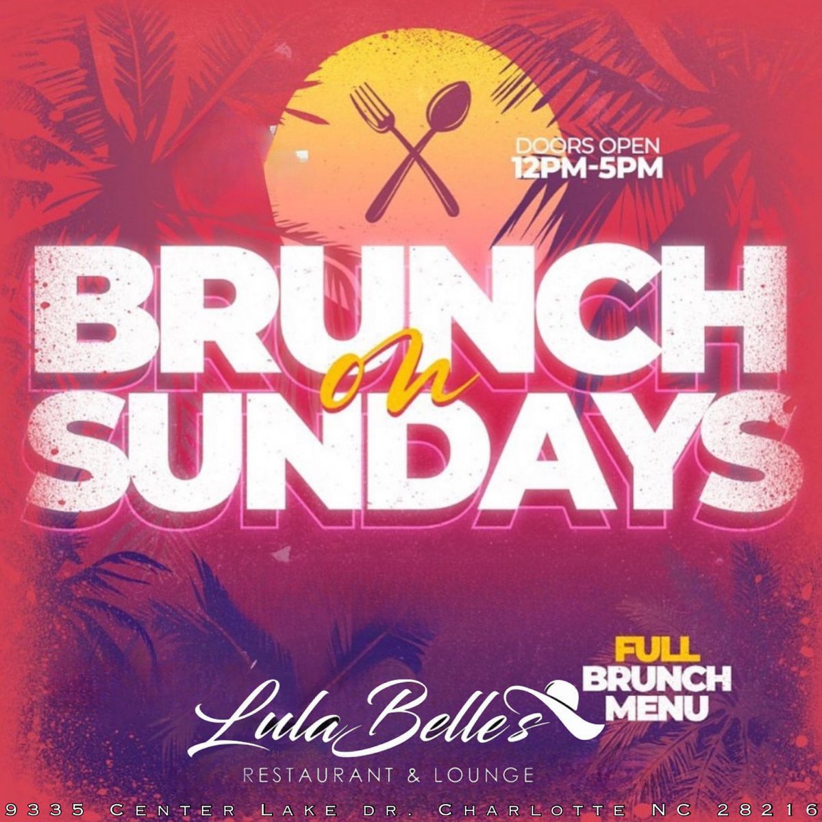 Brunch on Sundays @ lulabelles!