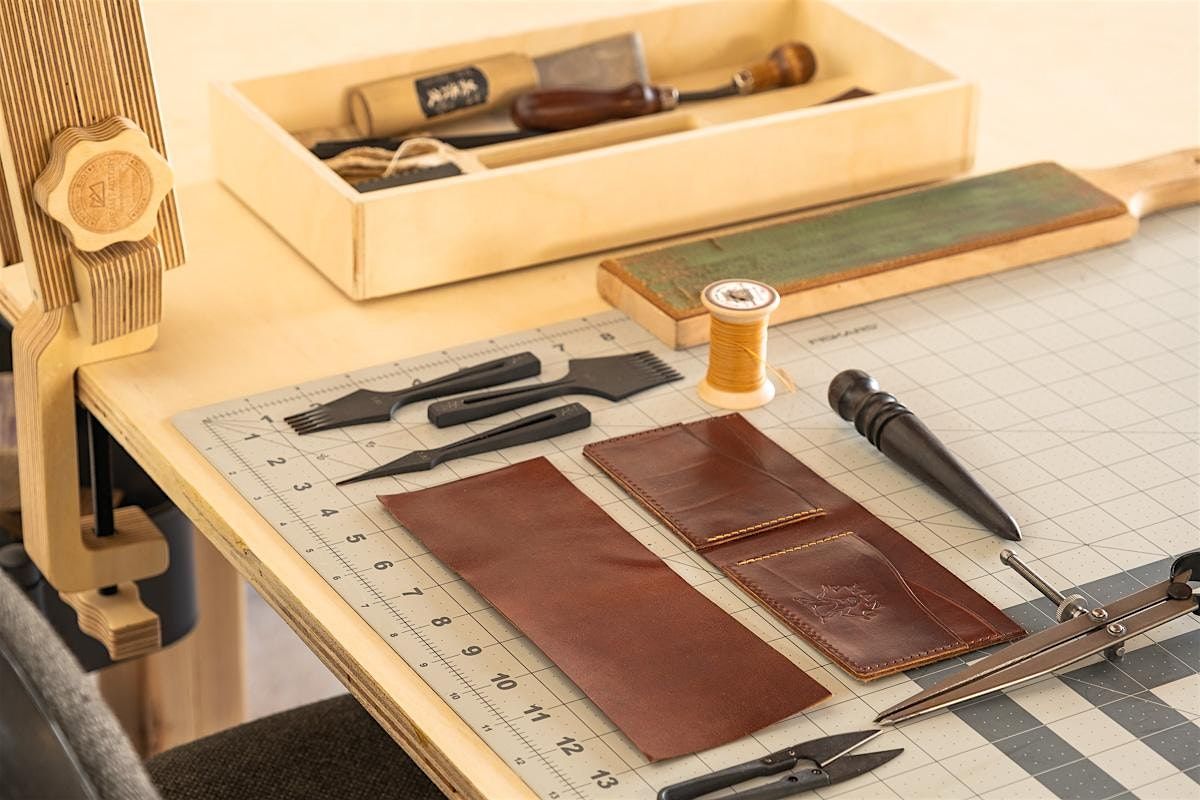 Leatherworking 101 - Make Your Own Wallet Workshop with Amano Goods