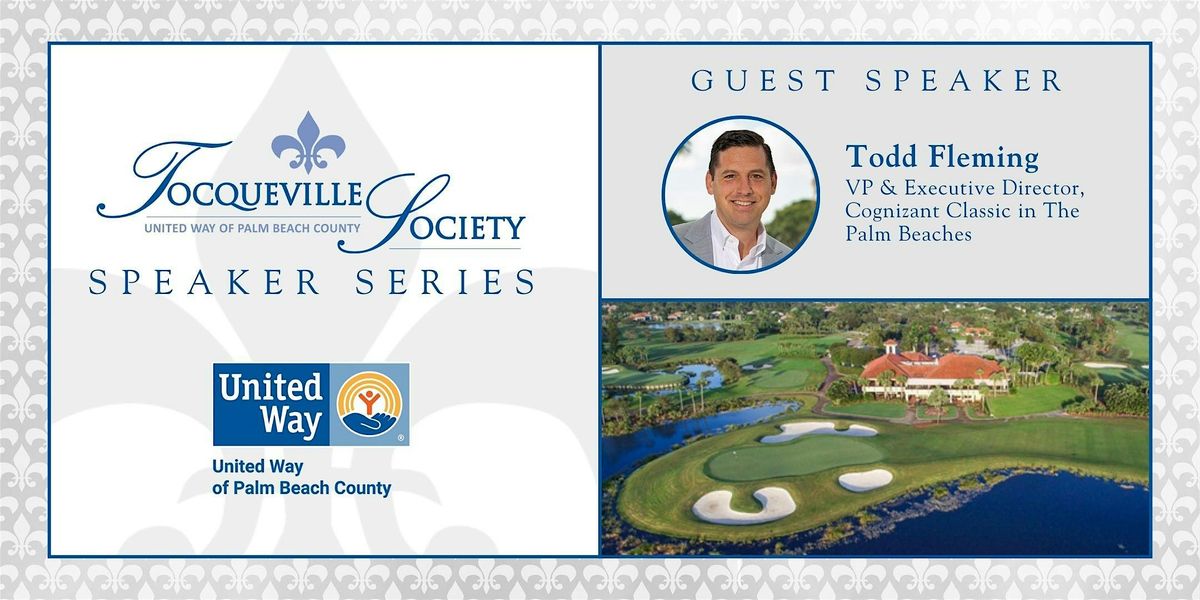 Tocqueville Society Speaker Series