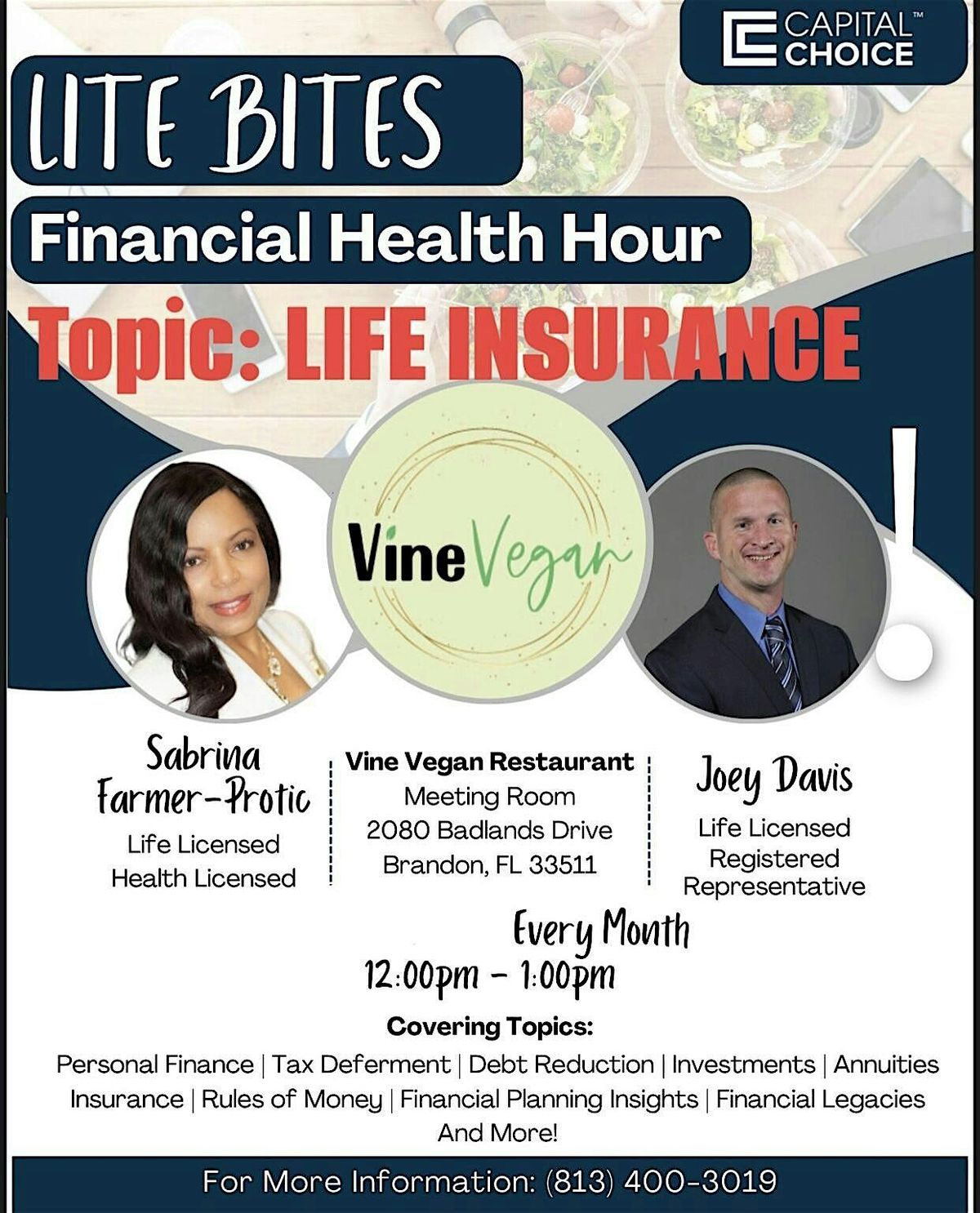 LITE BITES FINANCIAL HEALTH HOUR