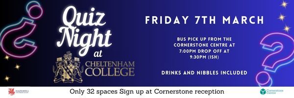 Quiz Night at Cheltenham College