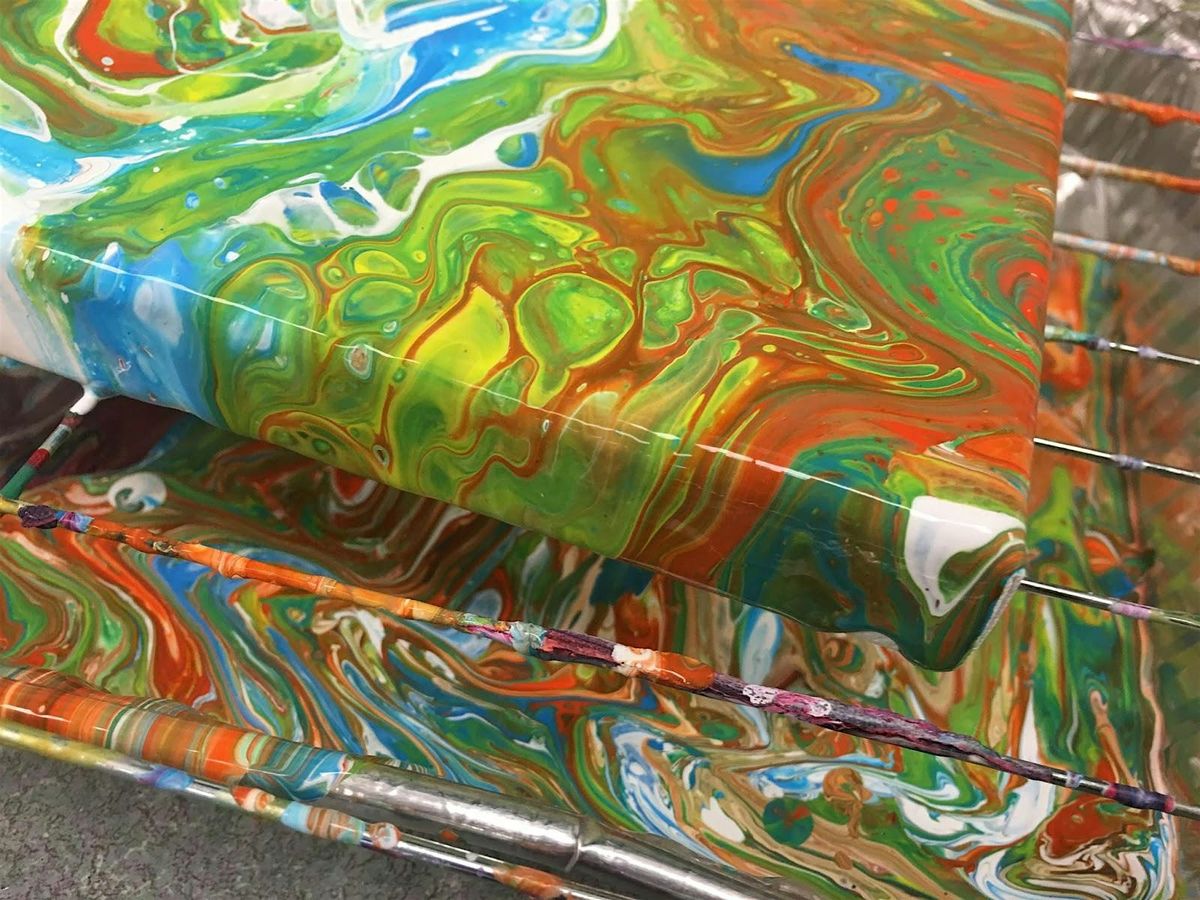 Mystery Acrylic Pour Party.