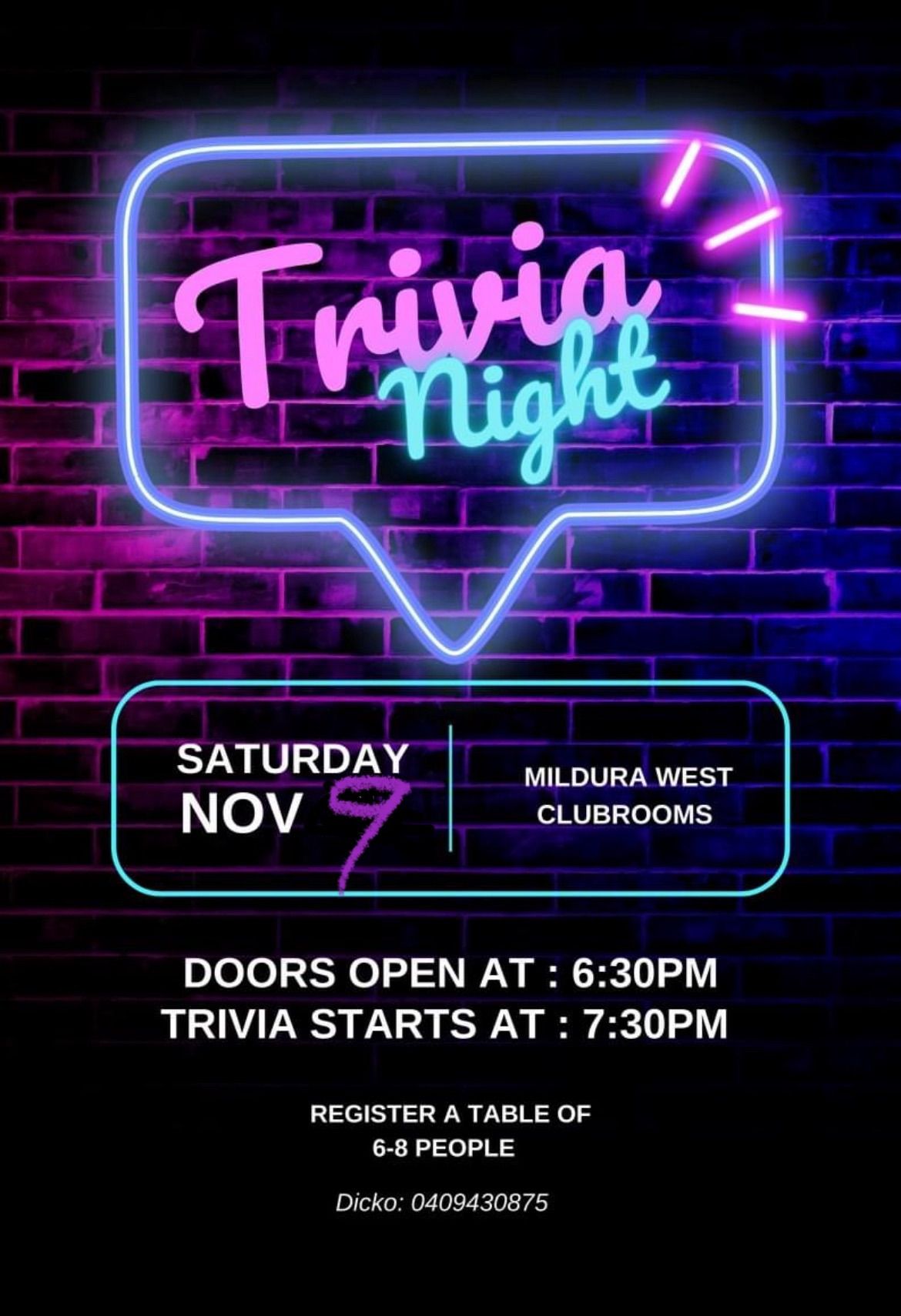 Westies Trivia Night 