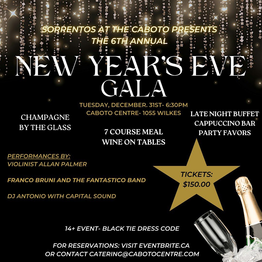 NEW YEARS EVE BLACK TIE GALA