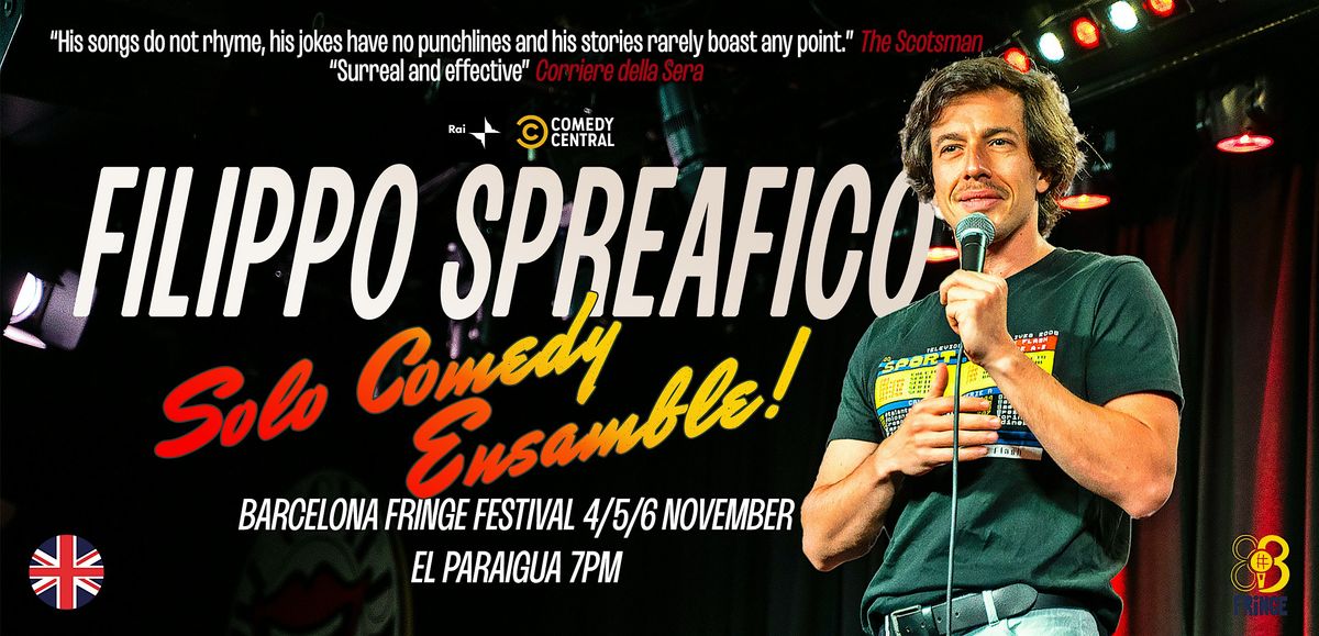 Filippo Spreafico \u00b7 Solo Comedy Ensamble \u00b7 BCN Fringe \u00b7 EN