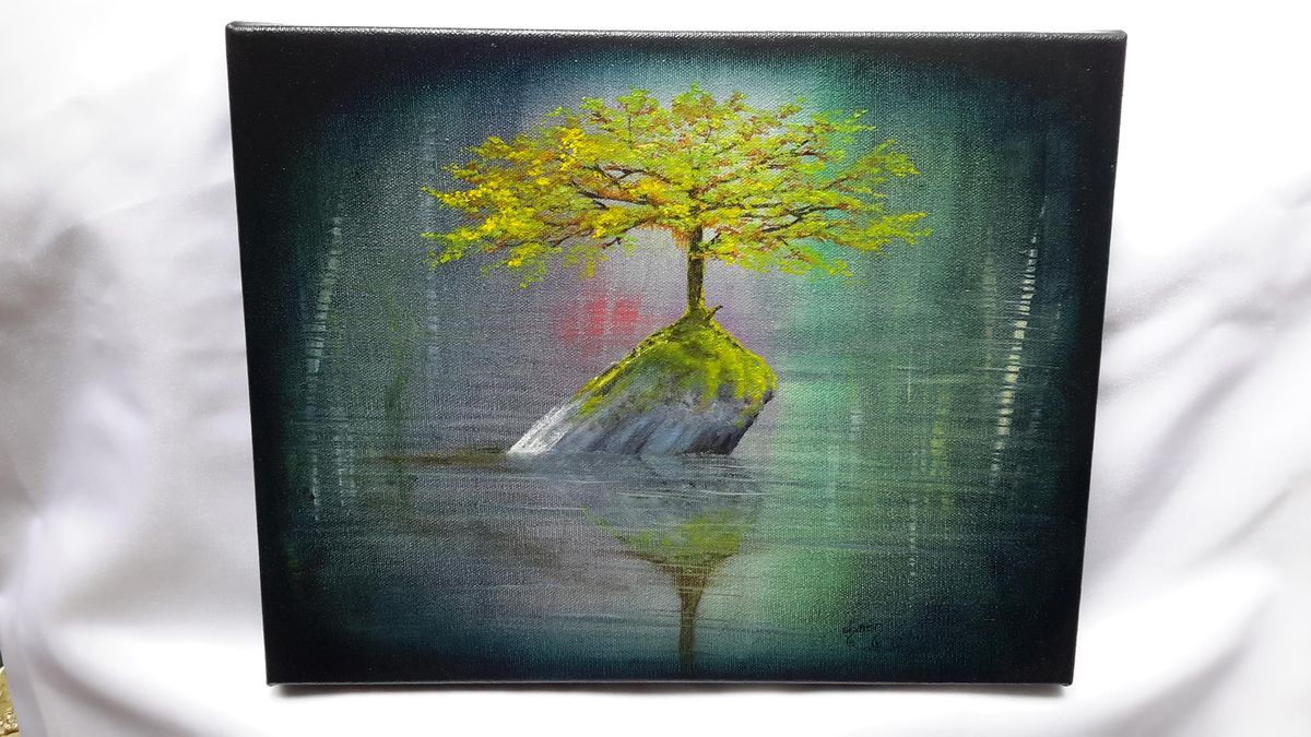 "Fairy Island" ~ Oil Painting Class $249 ~ Sept 17-Oct 29 (Tues 12:30-2:30pm) Everything Included