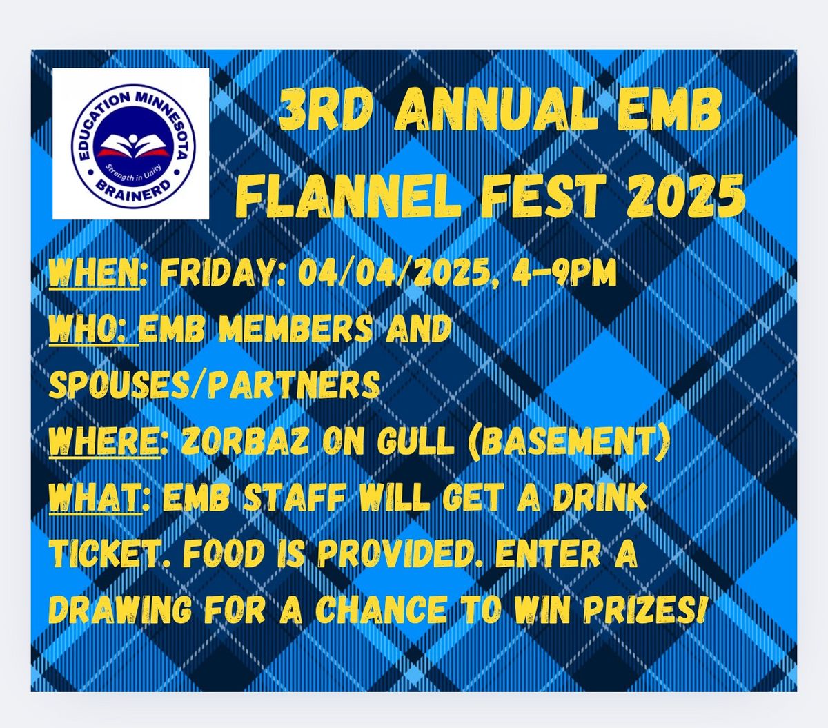 3rd Annual Flannel Fest!