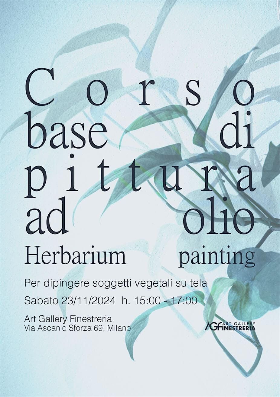 Corso base di pittura ad olio su tela