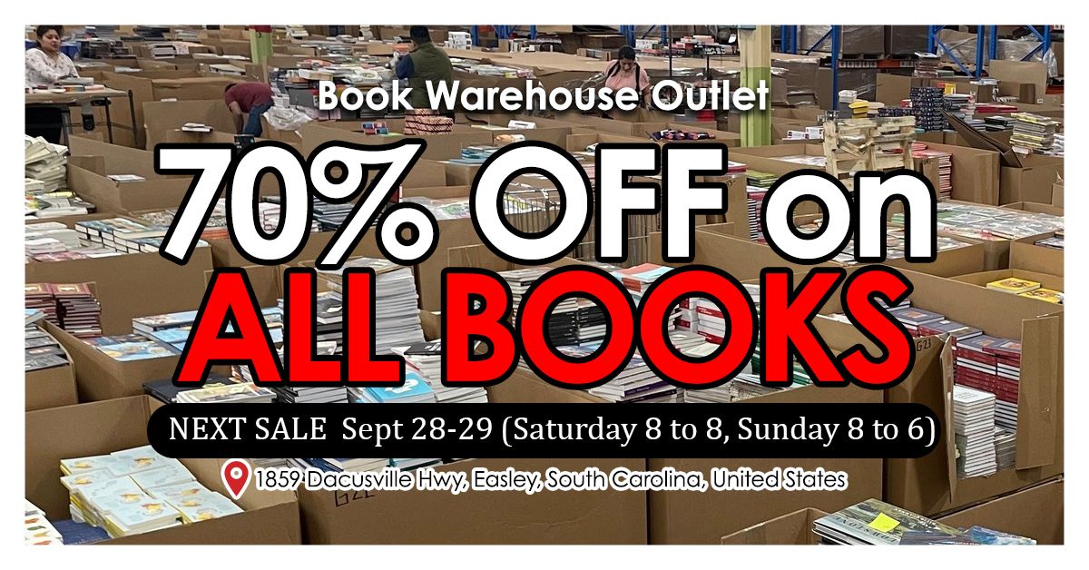 Book Warehouse Outlet September Sale