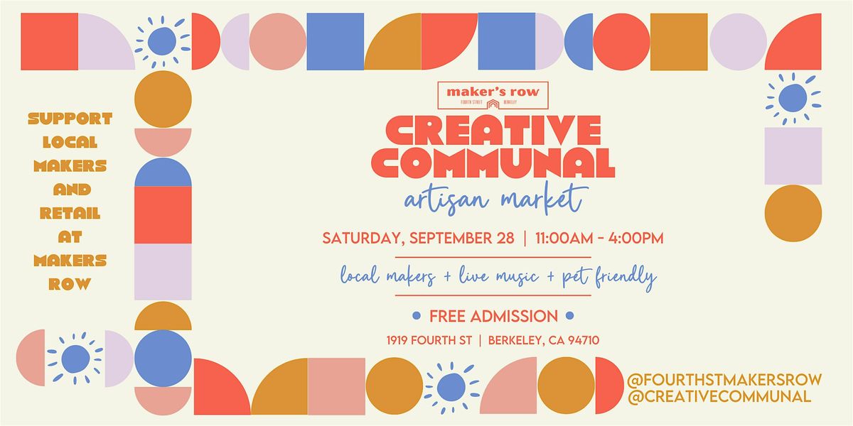 Creative Communal x Makers Row September Artisan Market