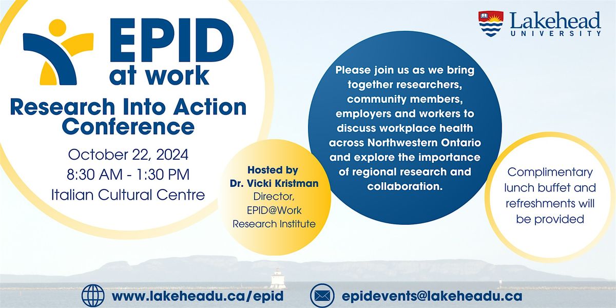 EPID@Work Research Into Action Conference 2024