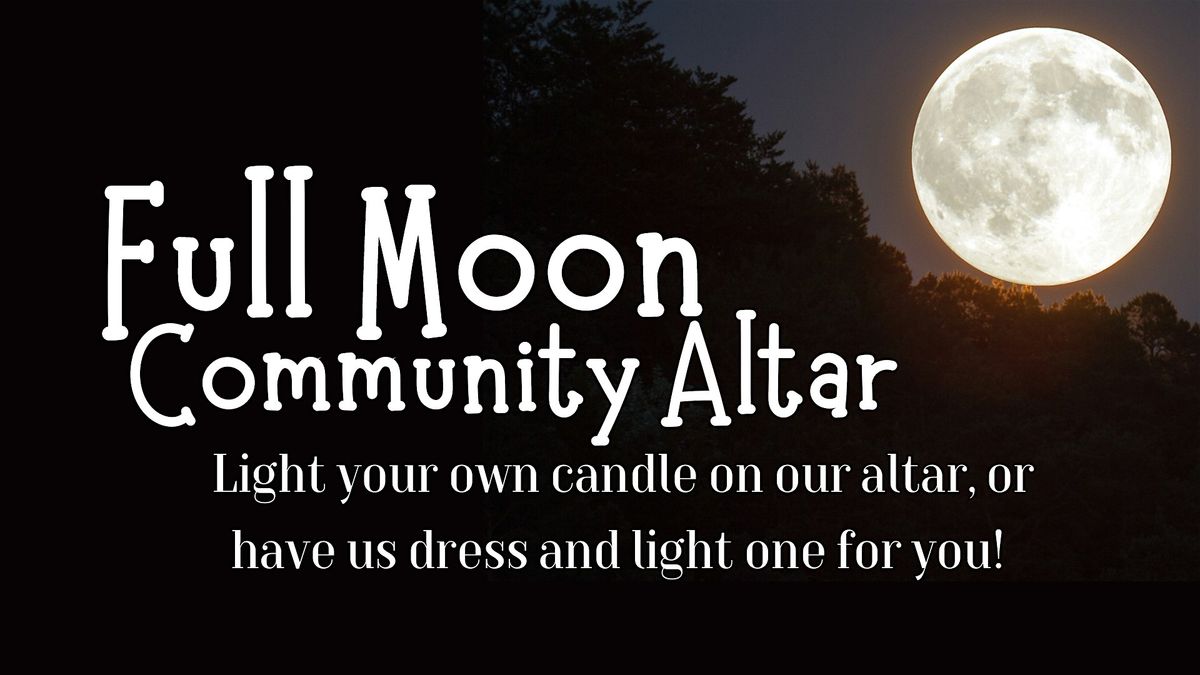 Full Moon Community Altar