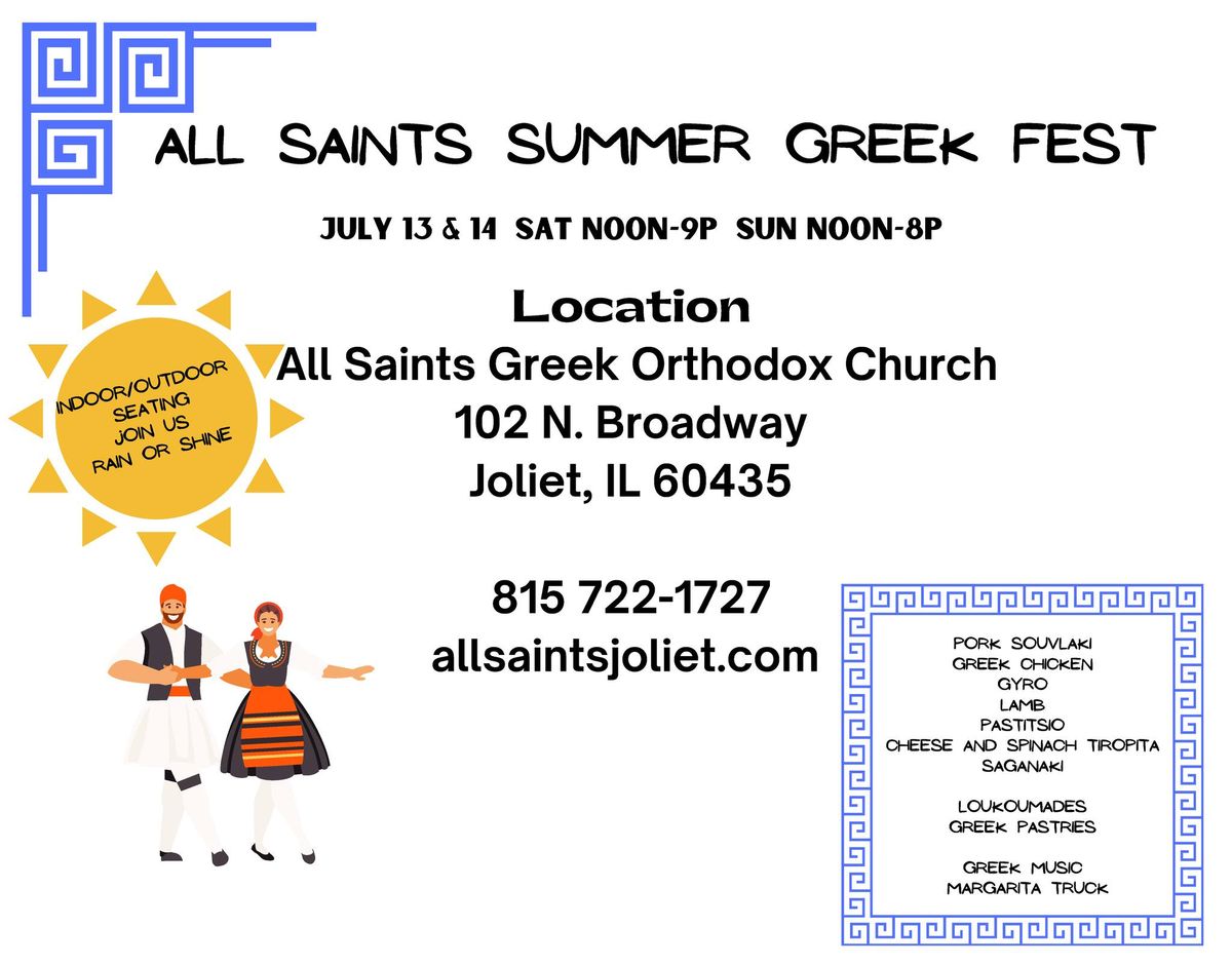 All Saints Summer Greek Fest